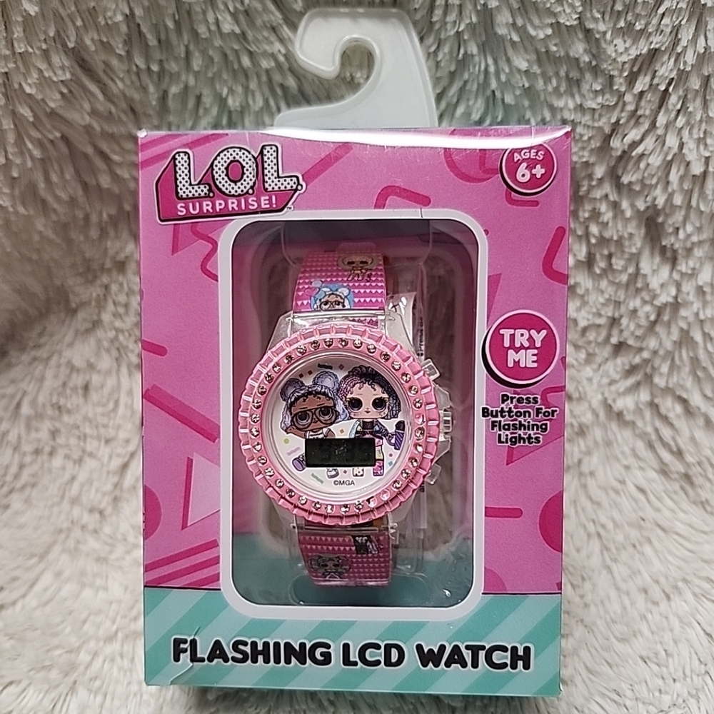 • New LOL Surprise Flashing LCD Kids Digital Watch Girls